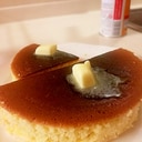 ホットケーキミックスで分厚いパンケーキ